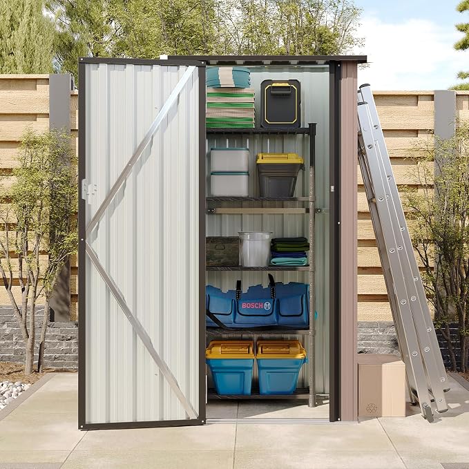 Aoxun 3x1.9 Ft Outdoor Storage Cabinet - Image 7