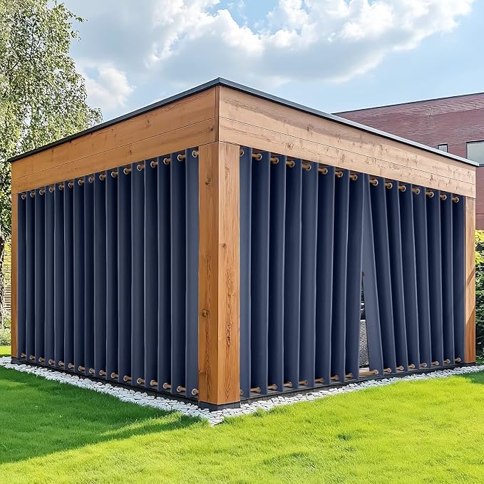 HDCAXKJ Waterproof Outdoor Curtains by HDCAXKJ