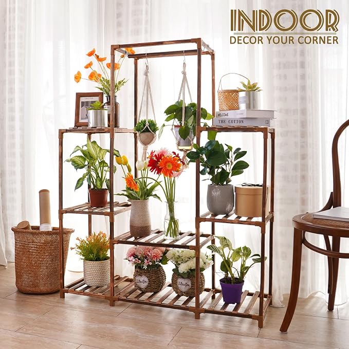 Plant Stand Indoor Outdoor Tall Shelf - Image 5