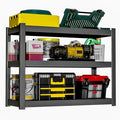 Metal Garage Storage Shelves Heavy Duty Shelving Unit 3 Tier Steel Adjustable by BESFUR
