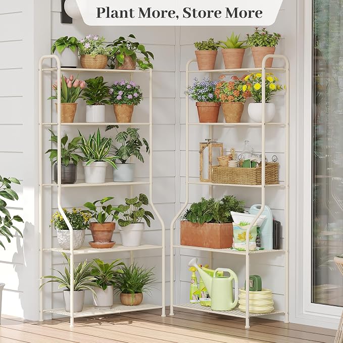 Kitsanery Plant Stand Indoor Outdoor - Image 9