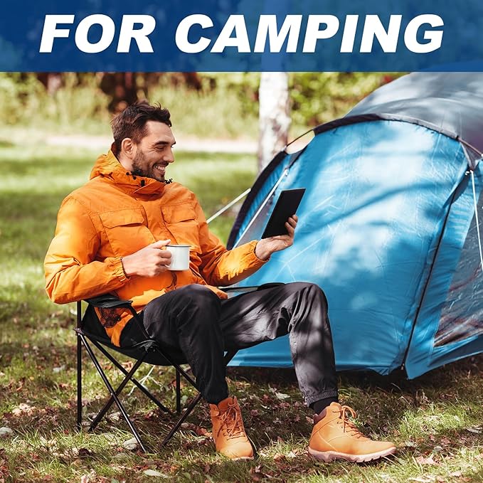WEIDIORME 2 Pack Lightweight Camping Chairs - Image 5