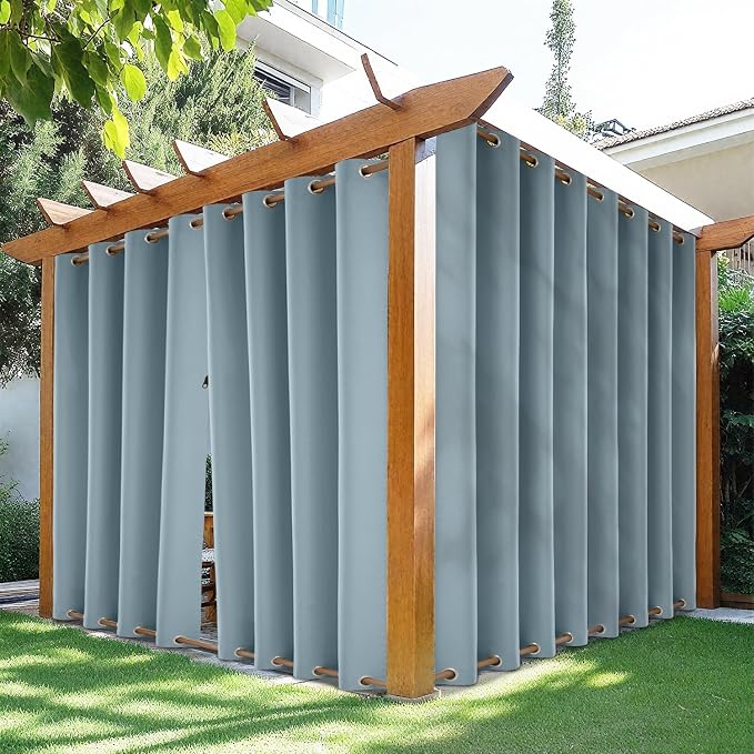 HDCAXKJ Waterproof Outdoor Curtains by HDCAXKJ