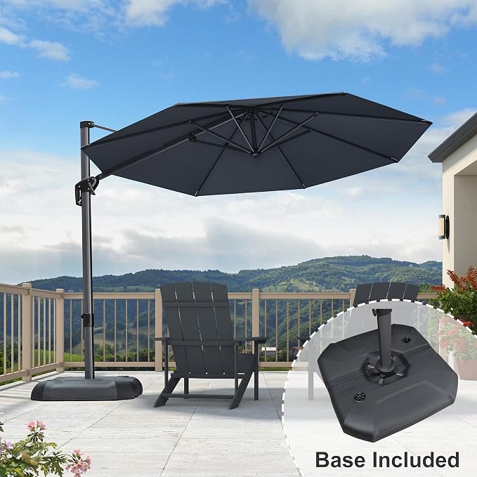 PURPLE LEAF Cantilever Umbrella - Image 2