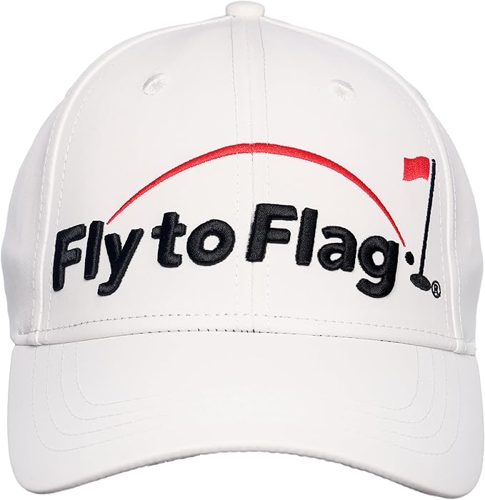 ¡That´s What Golf it´s All About! Premium White Golf Cap, 3D Embroidered Logo, one Size fits All, Absorbent Band.D Embroidered Logo, one Size fits All, Absorbent Band.