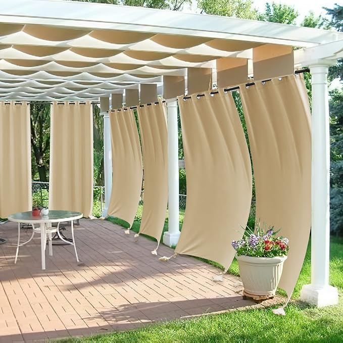RYB HOME Windproof Outdoor Curtains - Image 5