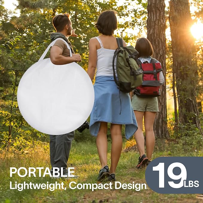 Alvantor Pop Up Screen House Tent, Instant Outdoor Gazebo - Image 5