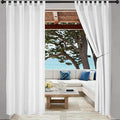 LORDTEX Indoor/Outdoor Curtains Waterproof Tab Top Patio Curtains | Sun by LORDTEX