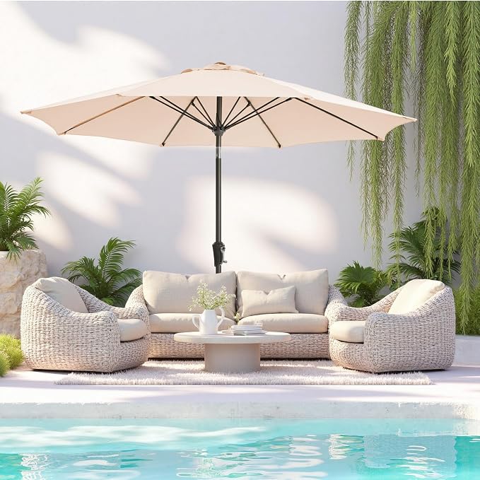 9 FT Patio Umbrella Outdoor market Umbrella - Image 2