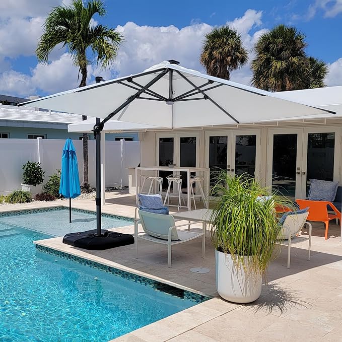 PURPLE LEAF Cantilever Umbrella by PURPLELEAF