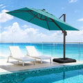 10' X 10' Patio Umbrella Cantilever Outdoor Rectangle Umbrella by ORYNTREX
