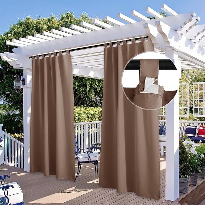 2 Panels Outdoor Blackout Curtains by StangH