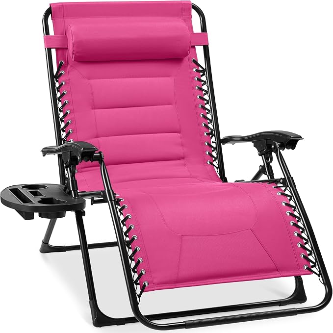 Best Choice Products Oversized Padded Zero Gravity Chair, Folding Outdoor Patio by Unknown