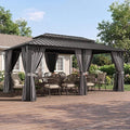 Aoxun Gazebo 20x12 Hardtop Gazebo by Aoxun