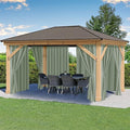 Outdoor Patio Curtains Waterproof by HolidayIdeas