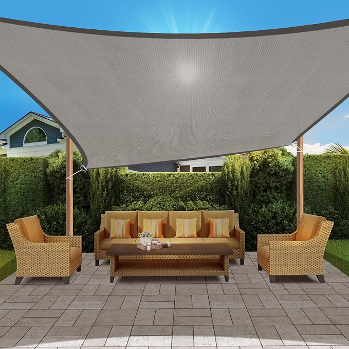 HappyTrends Sun Shade Sail, UV Protection Beach Shade Canopy Wind Sail | Heavy by HappyTrends