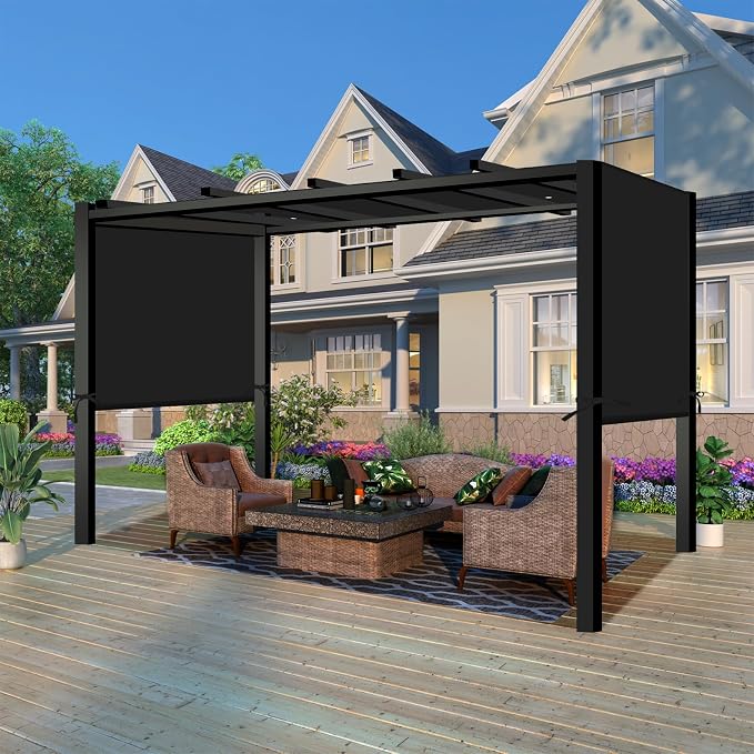 17' x 6.8' Waterproof Pergola Canopy Replacement Cover - Image 2