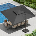 10 X 13 FT Cantilever Patio Umbrella Outdoor by Ombrellon