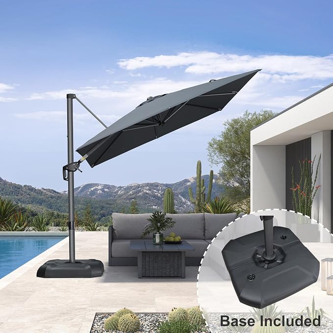PURPLE LEAF Outdoor Umbrella - Image 2