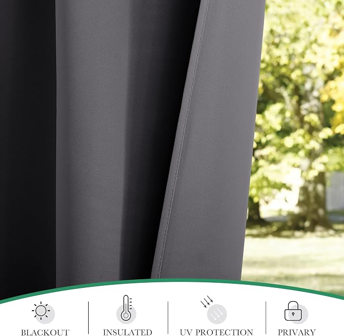 2 Panels Patio Curtains Outdoor - Image 6