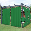 Easy-Going Outdoor Patio Curtains 2 Panels, 54x120 inch, Porch and Pergola by Easy-Going