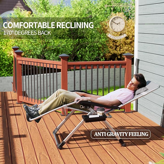 UDPATIO Oversized Zero Gravity Chair Patio Reclining Chairs - Image 6