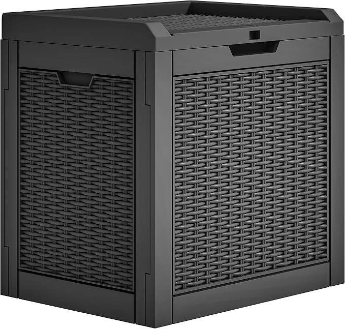 YITAHOME 32 Gallon Outdoor Storage Box | Water Resistant Resin Deck Box - Image 7