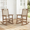 Outdoor Rocking Chair Set of 2 by HOMENJOY