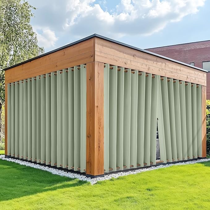 HDCAXKJ Waterproof Outdoor Curtains by HDCAXKJ