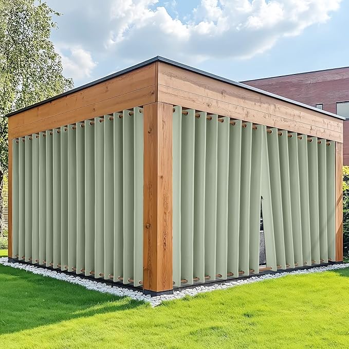 HDCAXKJ Waterproof Outdoor Curtains by HDCAXKJ