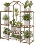 Bamworld Plant Stand Indoor Hanging Plant Shelf Outdoor Large Plant Rack | by Bamworld