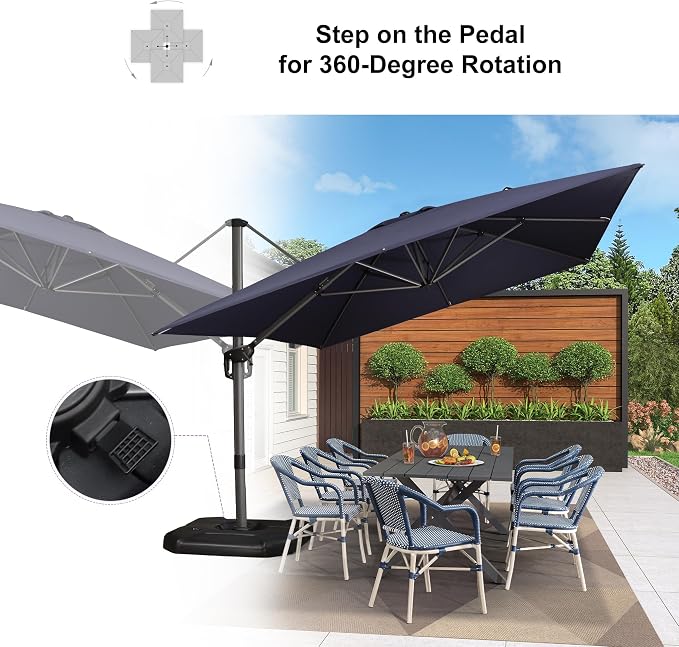PURPLE LEAF Patio Umbrella - Image 5