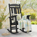 LUE BONA Rocking Chair Outdoor, Weather Resistant Poly Plastic Rocker Chairs by LUEBONA