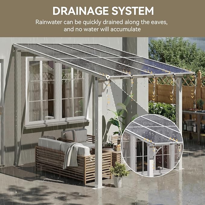 Aoxun 8’x10’ Gazebo for Patio, Gazebo Pergola - Image 9
