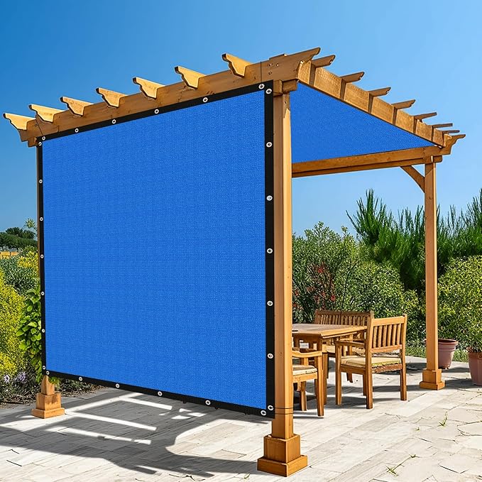 Amagenix 90% Pergola Shade Cover 11' X 11' Sun Shade Cloth by Amagenix