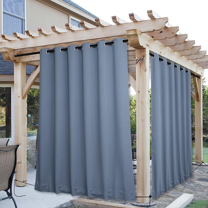 NICETOWN Windproof Outdoor Curtains by NICETOWN