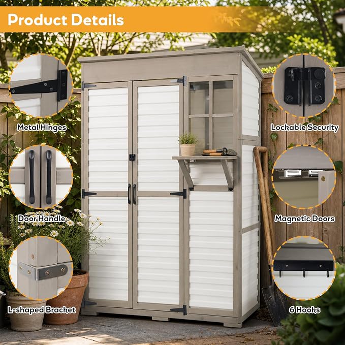 Large Outdoor Storage Cabinet - Image 6