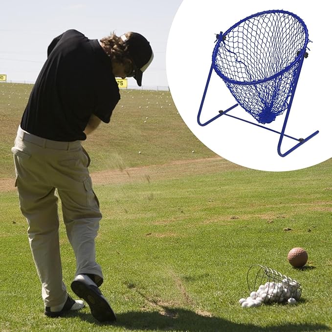 Golf Chipping Net Training Equipment Portable Accuracy and Swing Practice,Improve Short Game for Indoor/Outdoor Backyard Men