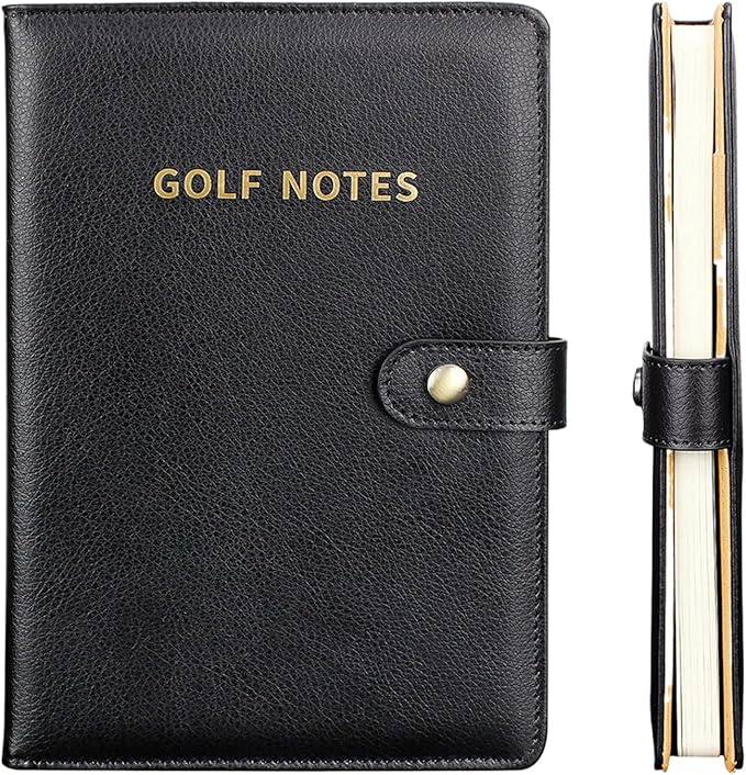 Portable Game Notebook - Golf Journal Trackerfor Tee Stats, Club Selection, Green Accuracy, Handicap Goals | Practice Round Summary Book | Scorekeeping Log for Course Strategy Notes