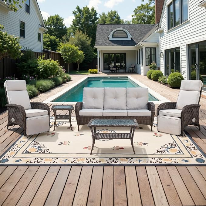 5 Piece Patio Furniture Set by Belord