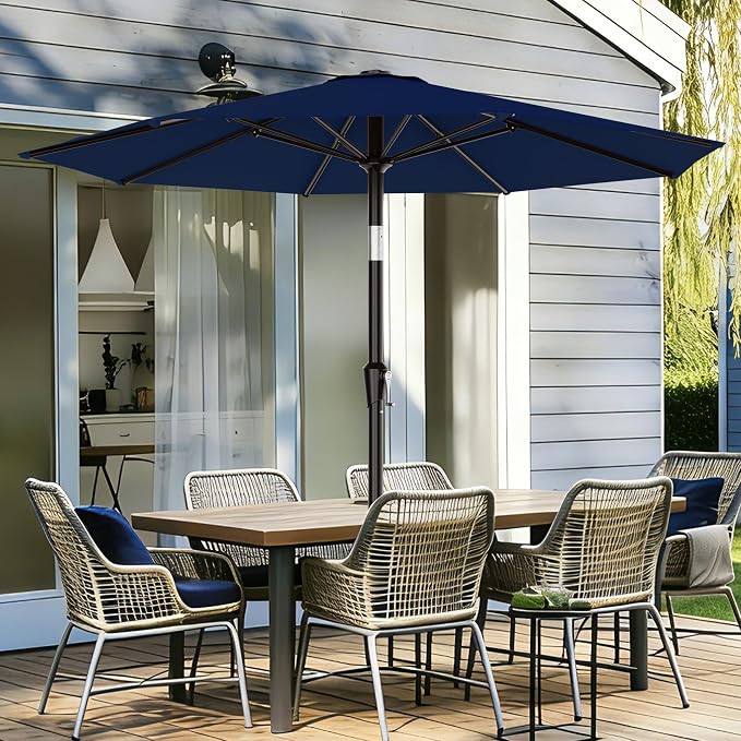 9 FT Patio Umbrella for Outdoor, Outdoor Table Umbrella - Image 2