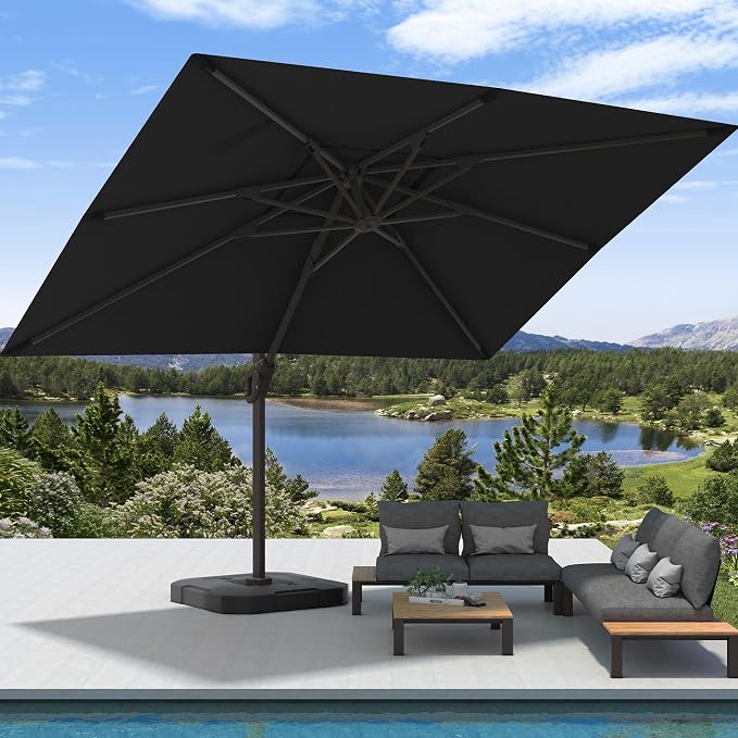 9' X 12' Cantilever Patio Outdoor Umbrella - Image 2