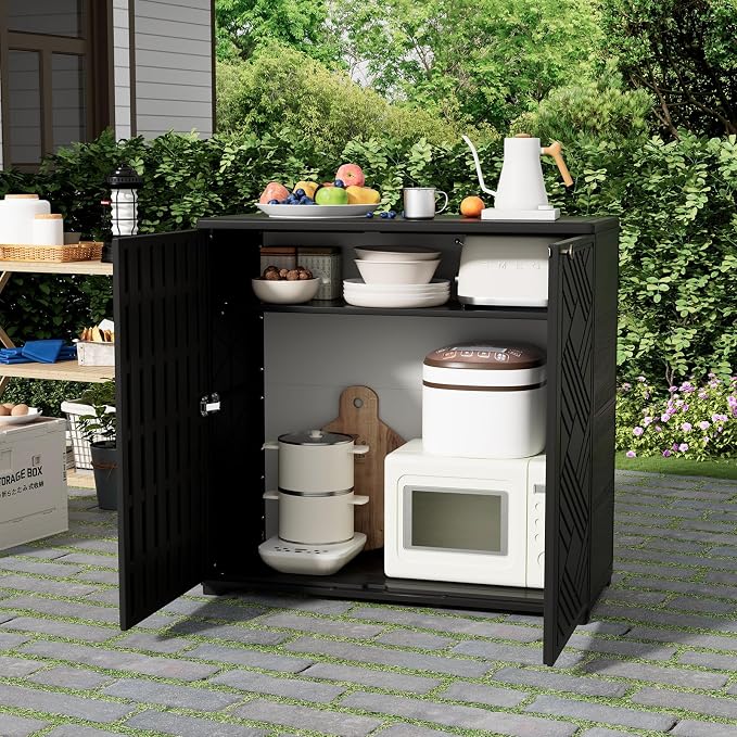 HOMSPARK Indoor/Outdoor Storage Cabinet - Image 6