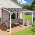 Aoxun 14’x10’ Gazebo with Aluminum Frame & Polycarbonate Panel, Outdoor Patio by Aoxun