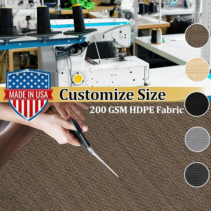 Shade&Beyond Customized Size 15' X 19' Shade Cloth - Image 3