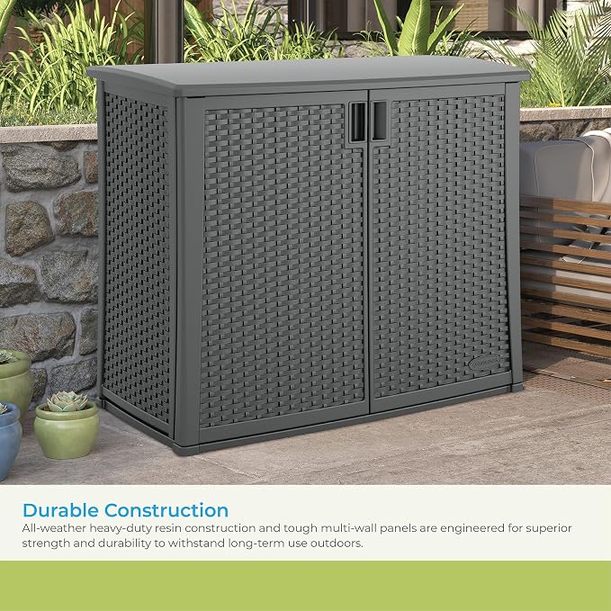 Suncast Lockable Outdoor Cabinet Storage - Image 5