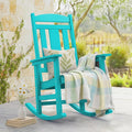 LUE BONA Rocking Chair Outdoor, Weather Resistant HDPS Plastic Rocker Chairs by LUEBONA