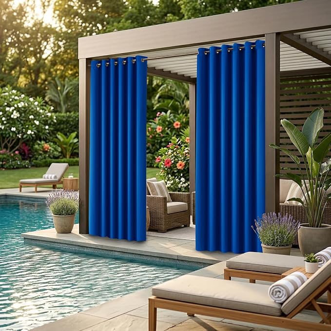Waterproof Outdoor Curtain W84 x L84 - Image 2