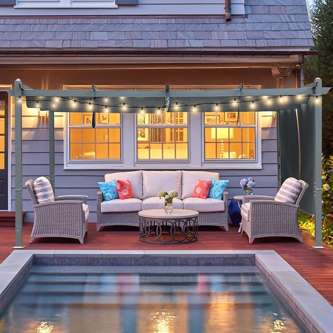 12 x 14 ft Outdoor Pergola - Image 9