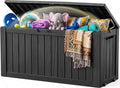 EFU Outdoor Storage Box Waterproof, 130 Gal Gen 2 Resin Deck Box by EFU